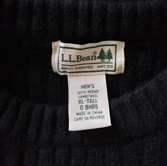 L.L. Bean 100% Merino lambs'Wool - Picture 3 of 7